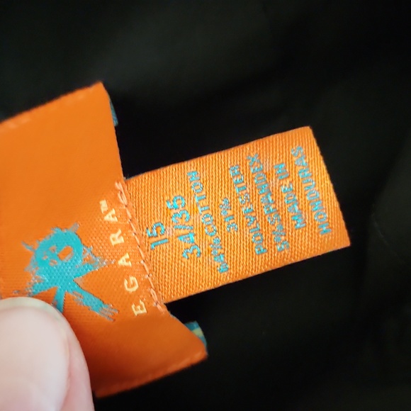 Egara Mens Black Dress Shirt Classic Long-Sleeve Neck Size 15 - Picture 4 of 7